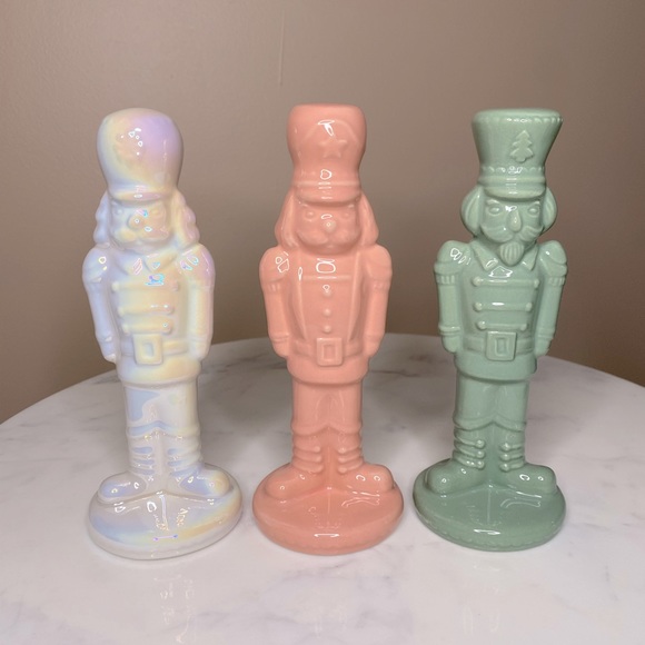 Target Holiday Target Bullseye Playground 3 Ceramic Nutcrackers Poshmark